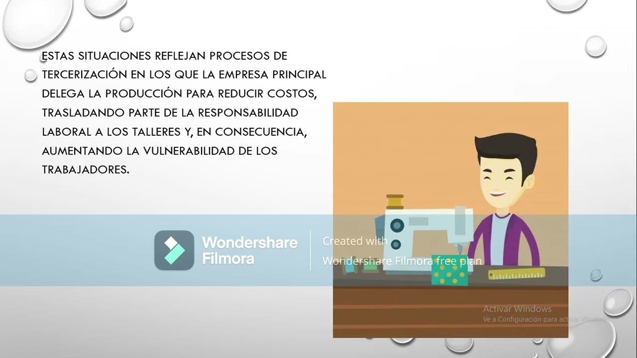 características del trabajo en contexto local.
