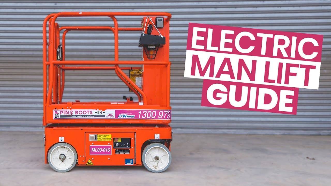 JLG Electric Man Lift Guide | Pink Boots Hire