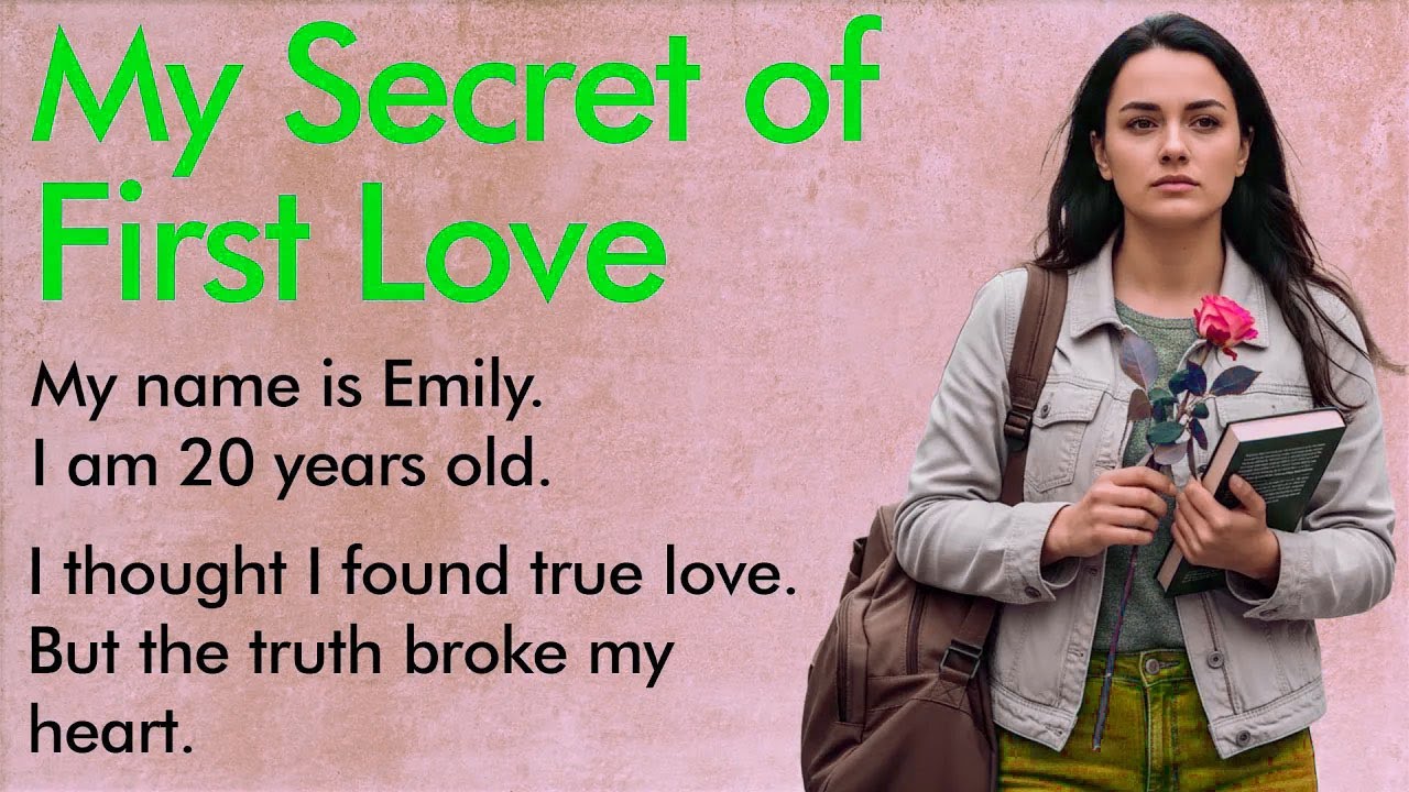 My First Love Was a Secret ✅ Spoken English Learning (A1–A2 Level) ✅