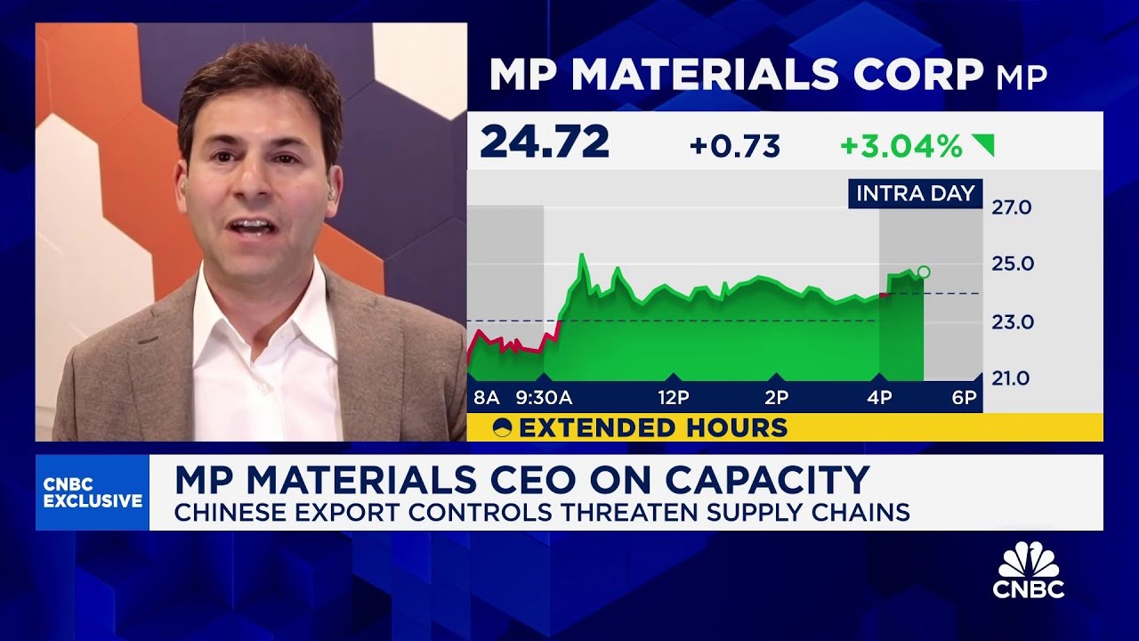 MP Materials CEO James Litinsky: 'This is the beginning of the end of a trade war'