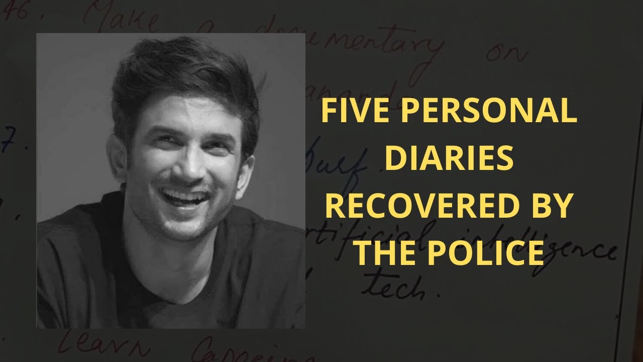 Sushant Singh Rajput's SUICIDE | Mumbai Police recovers 5 personal diaries from his Bandra apartment
