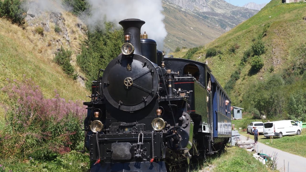 Jubiläum 30 jahre Realp - Tiefenbach bei der Furka dampfbahn.