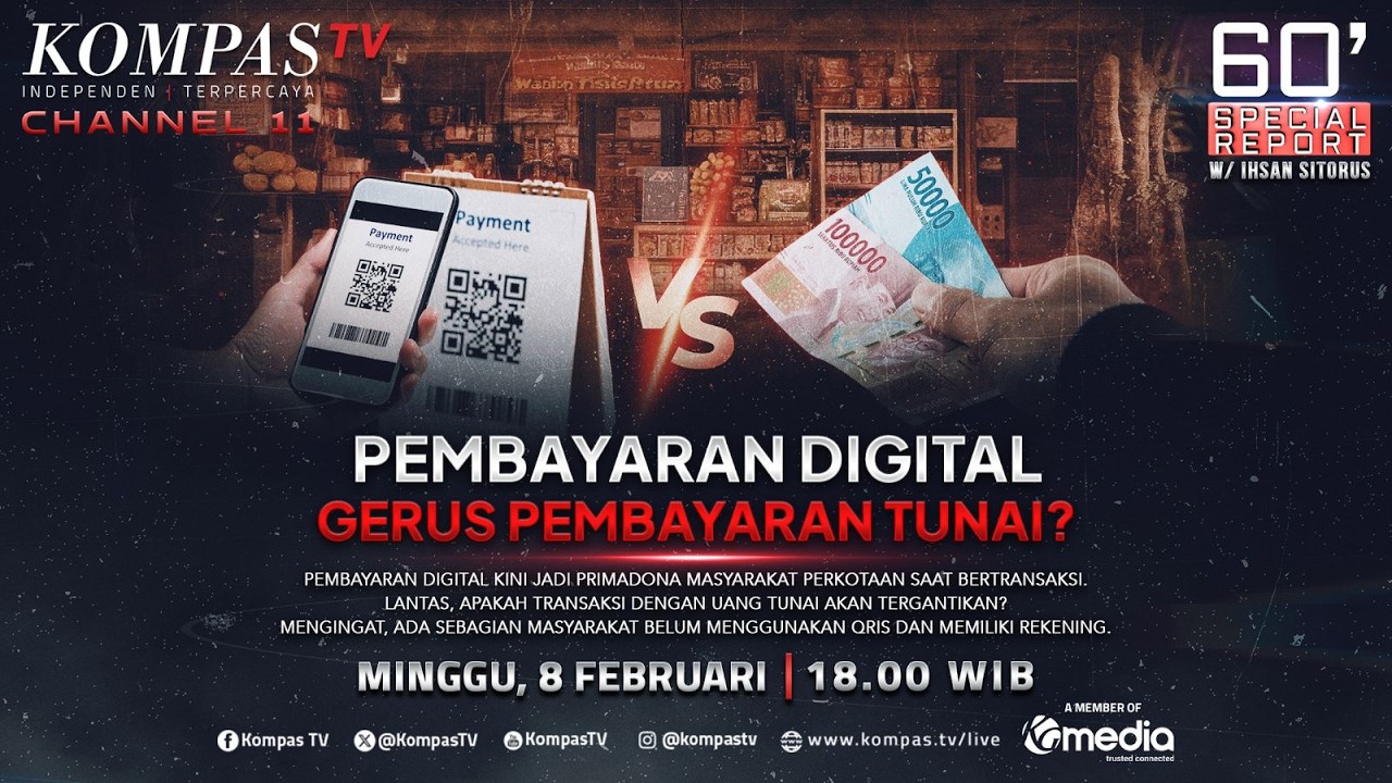 LIVE - Pembayaran Digital Gerus Pembayaran Tunai | 60'SPECIAL REPORT
