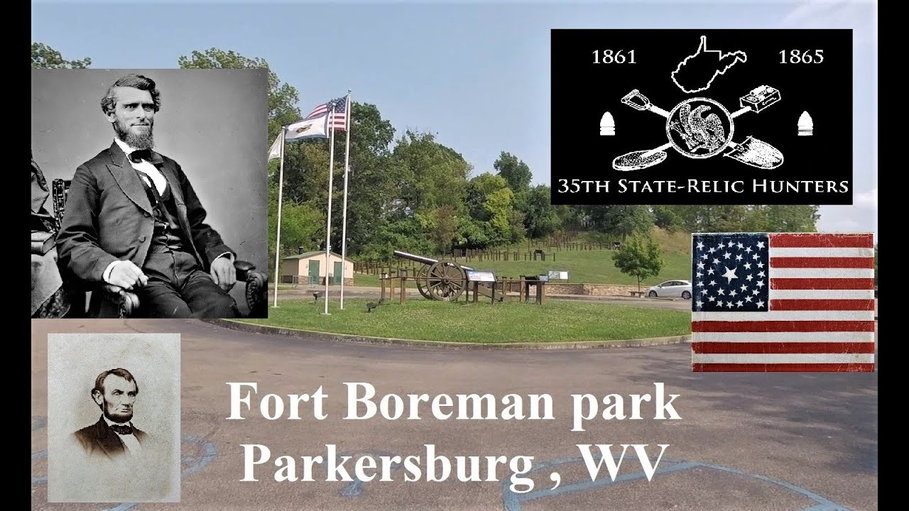 Fort Boreman  Civil War Park hunt. Parkersburg, WV