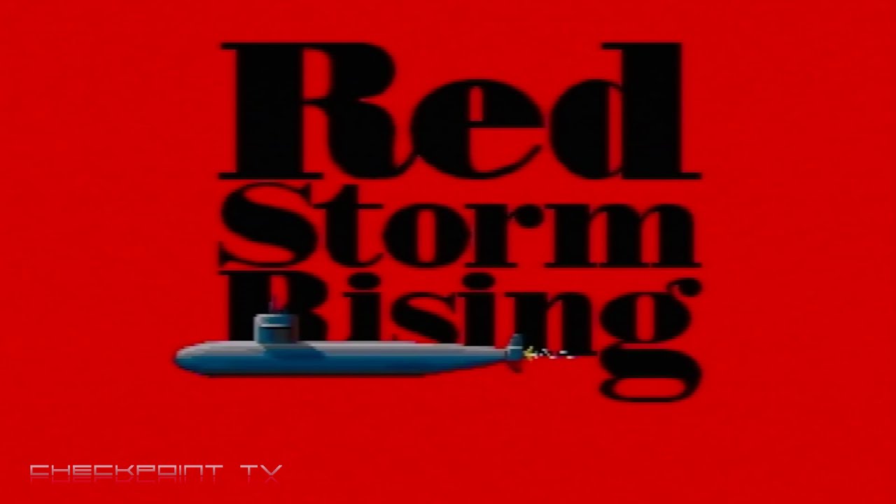 Red Storm Rising - Tom Clancy's Book As Submarine Warfare Simulation - Amiga Gameplay 50 FPS