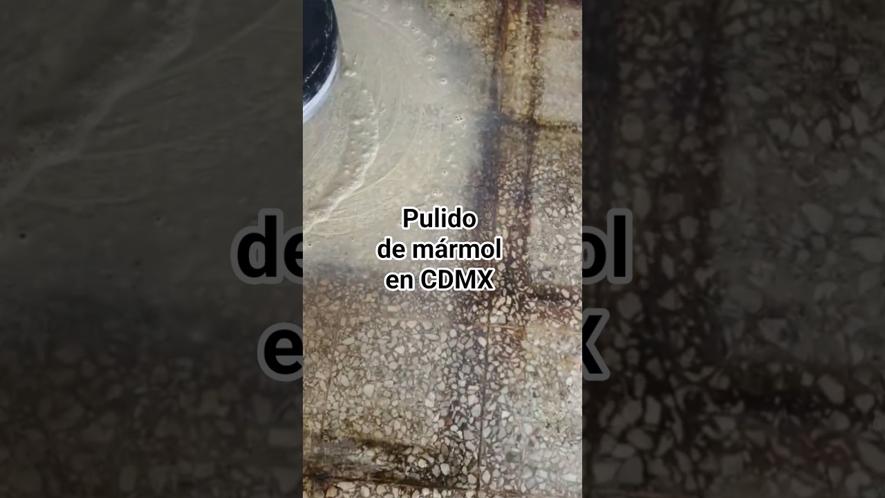Pulido de terrazo de mármol en granito ⚒️✨ 