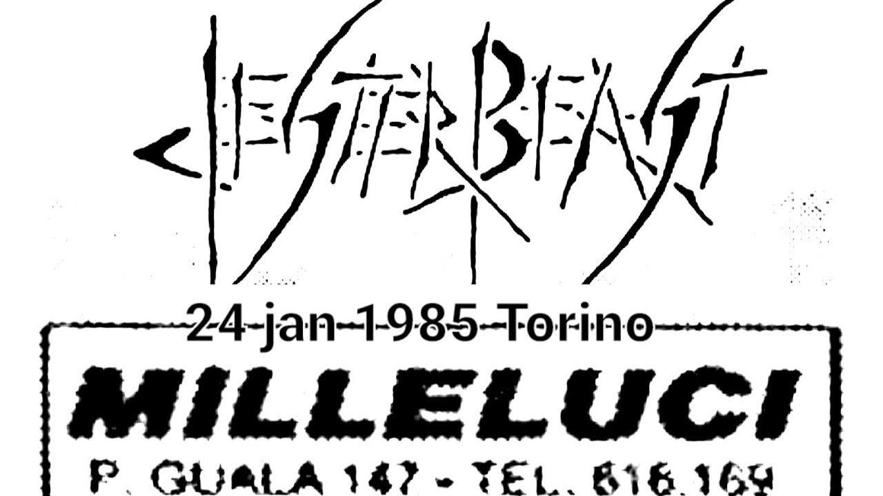 Jester Beast - Milleluci, Torino, Italy, 24 jan 1985 (Thrash Metal)