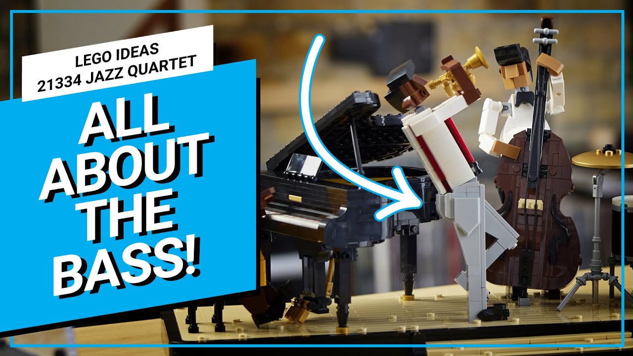 LEGO 21334 Jazz Quartet's brick-built bums are brilliant!