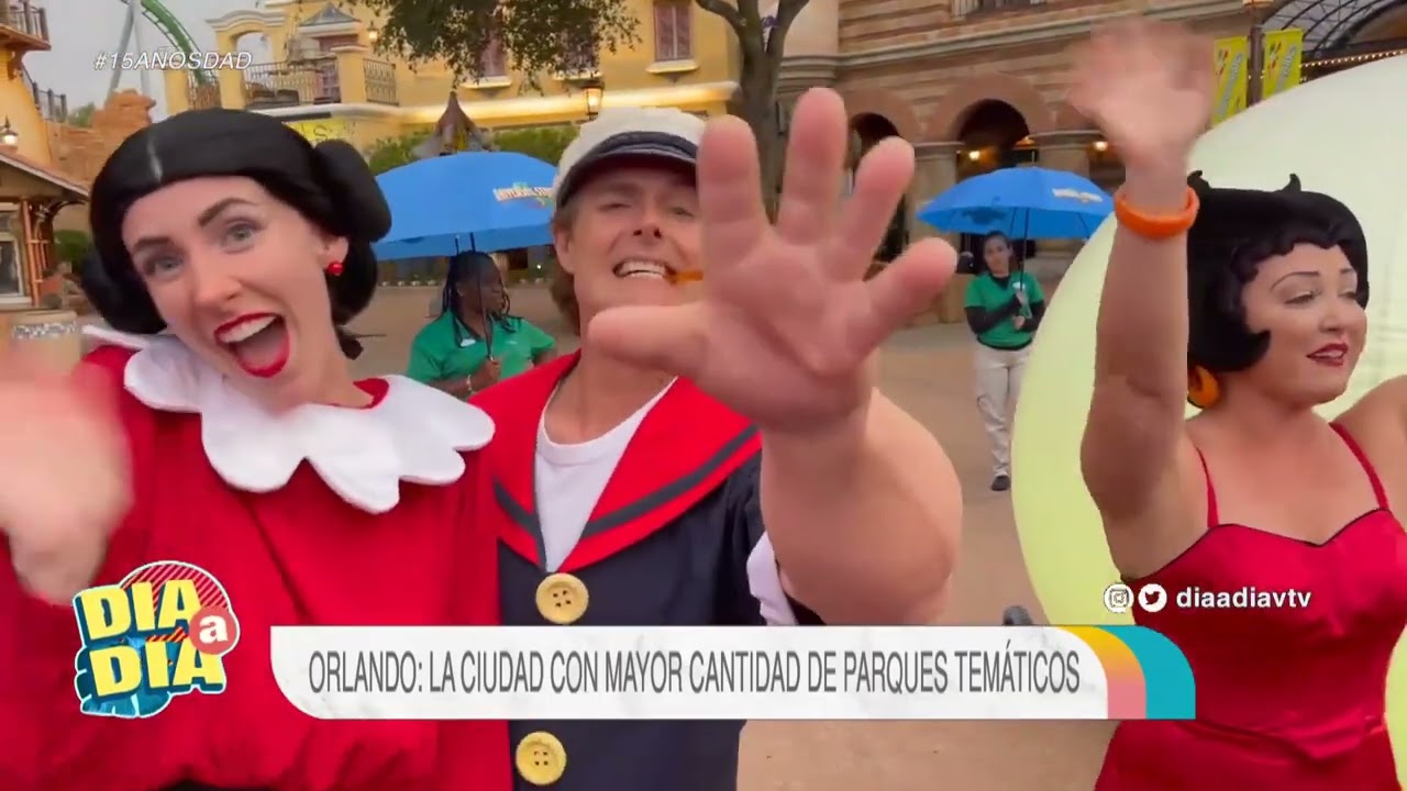 Diego Porcile entrevista en el programa D&iacute;a a D&iacute;a, Orlando.