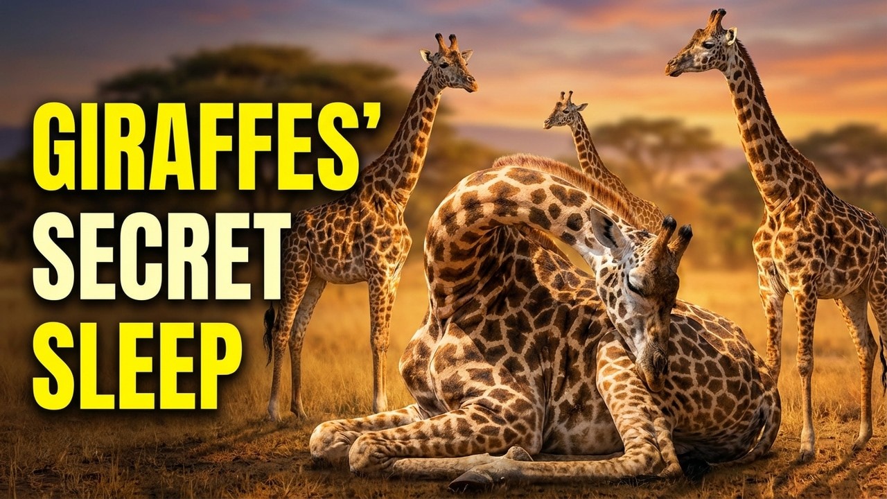 Giraffes Don't Sleep Like You'd Expect