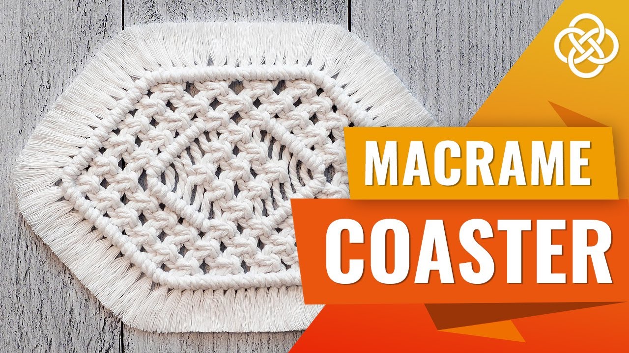 Салфетка в технике макраме | Macrame DIY | Урок макраме
