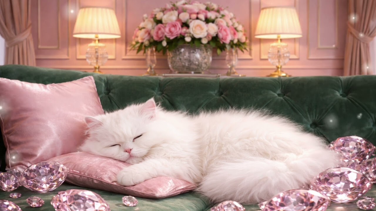 Gentle Purring & the Sweetest Sleeping Cat 🌌 on 693 hz