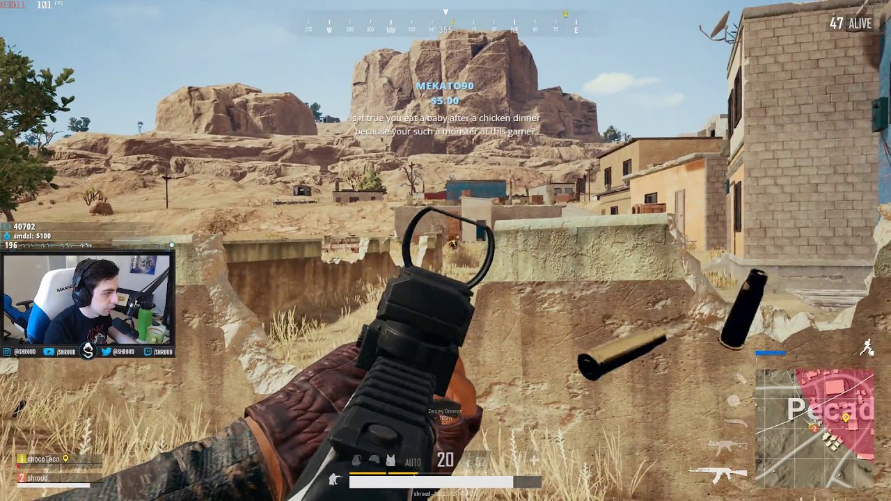 Shroud and ChocoTaco duo | PUBG | 16 May