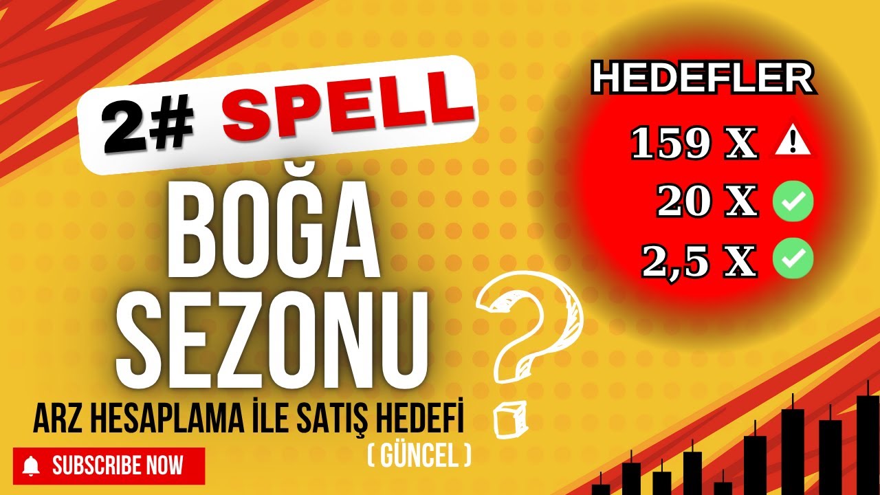 SPELL Coin Boğa Hedefi | Arz ve MarketCap  Fiyat Analizi #SpellCoin #AltcoinAnaliz #KriptoYatırım