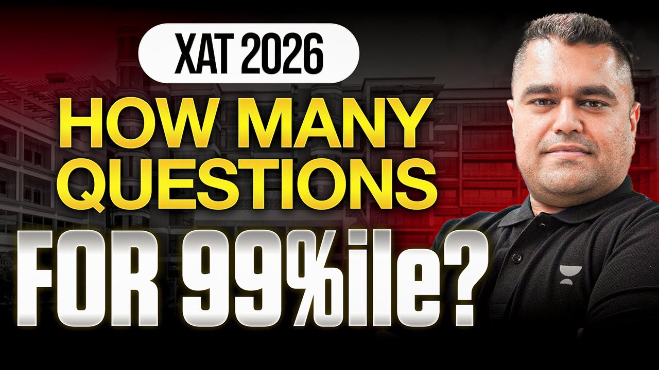 XAT 2026: Exactly How Many Questions For 99%ile? | Amit Rohra Sir