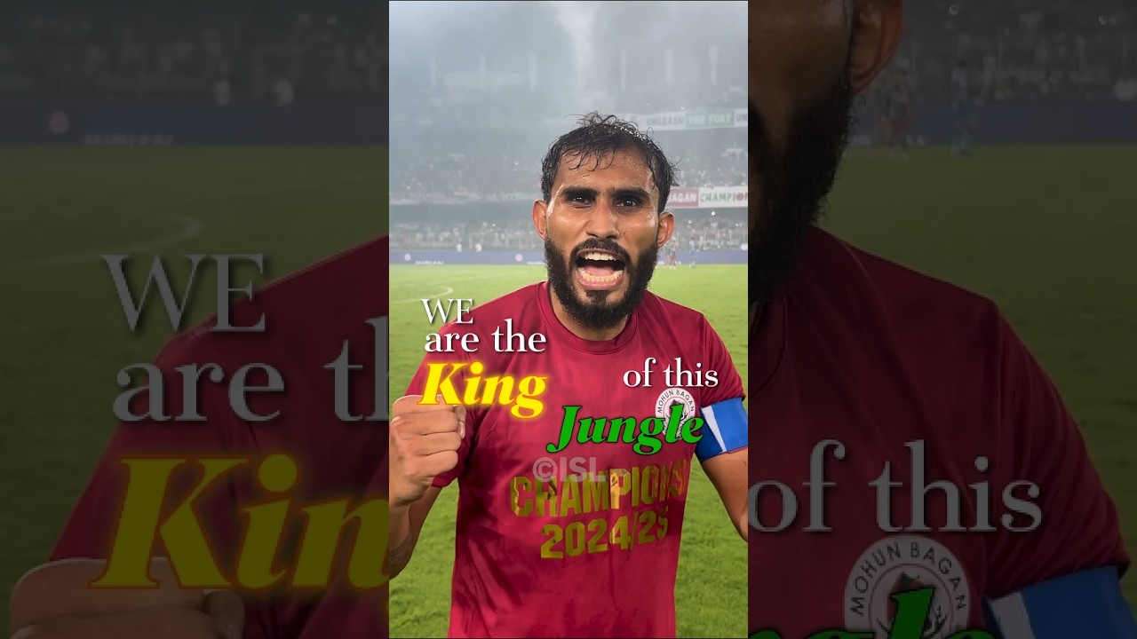 A proud king of the jungle! 👑 | #MBSGOFC #ISL #LetsFootball #MBSG #SubhasishBose #shorts