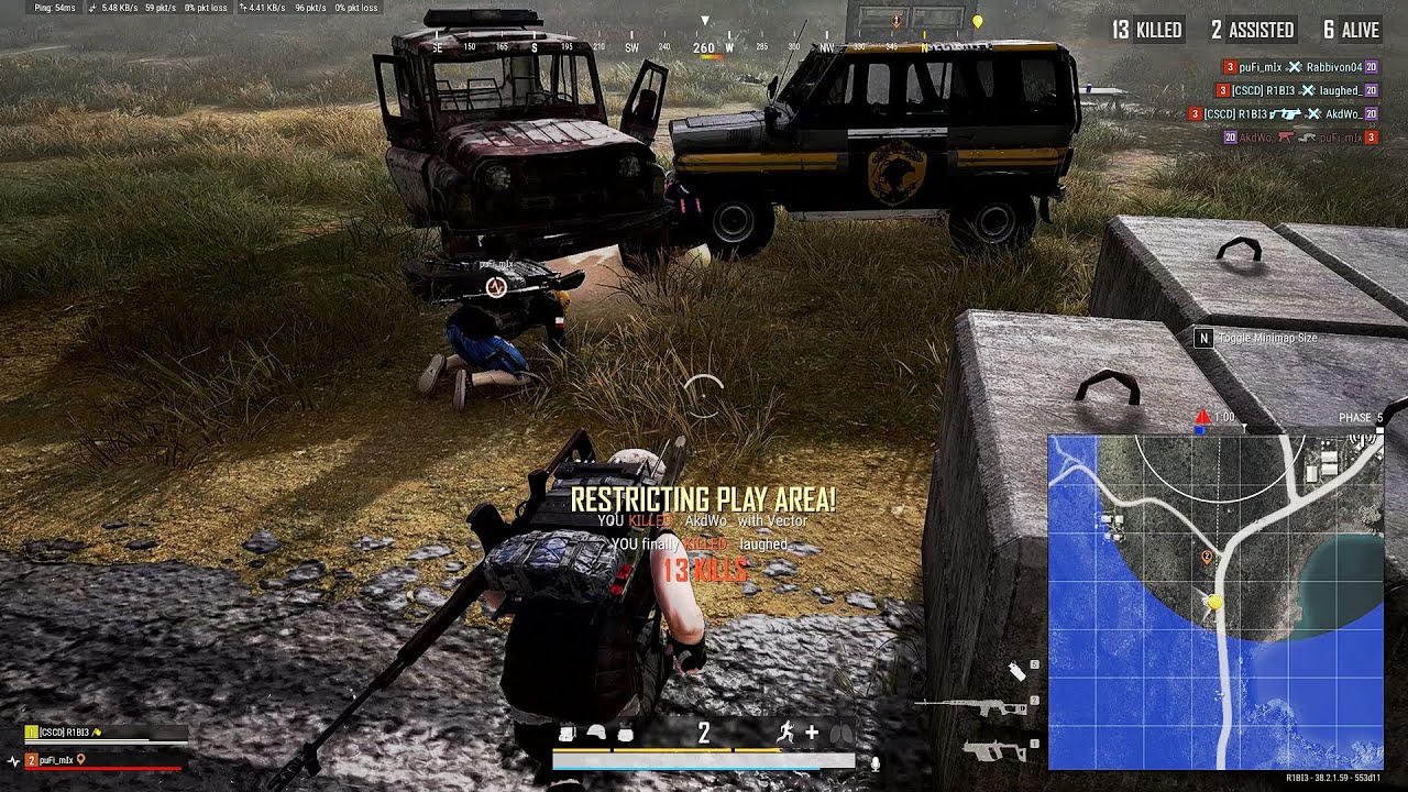 PUBG BATTLEGROUNDS (PC GAMEPLAY) | Record 2 (Played by R1BI3)