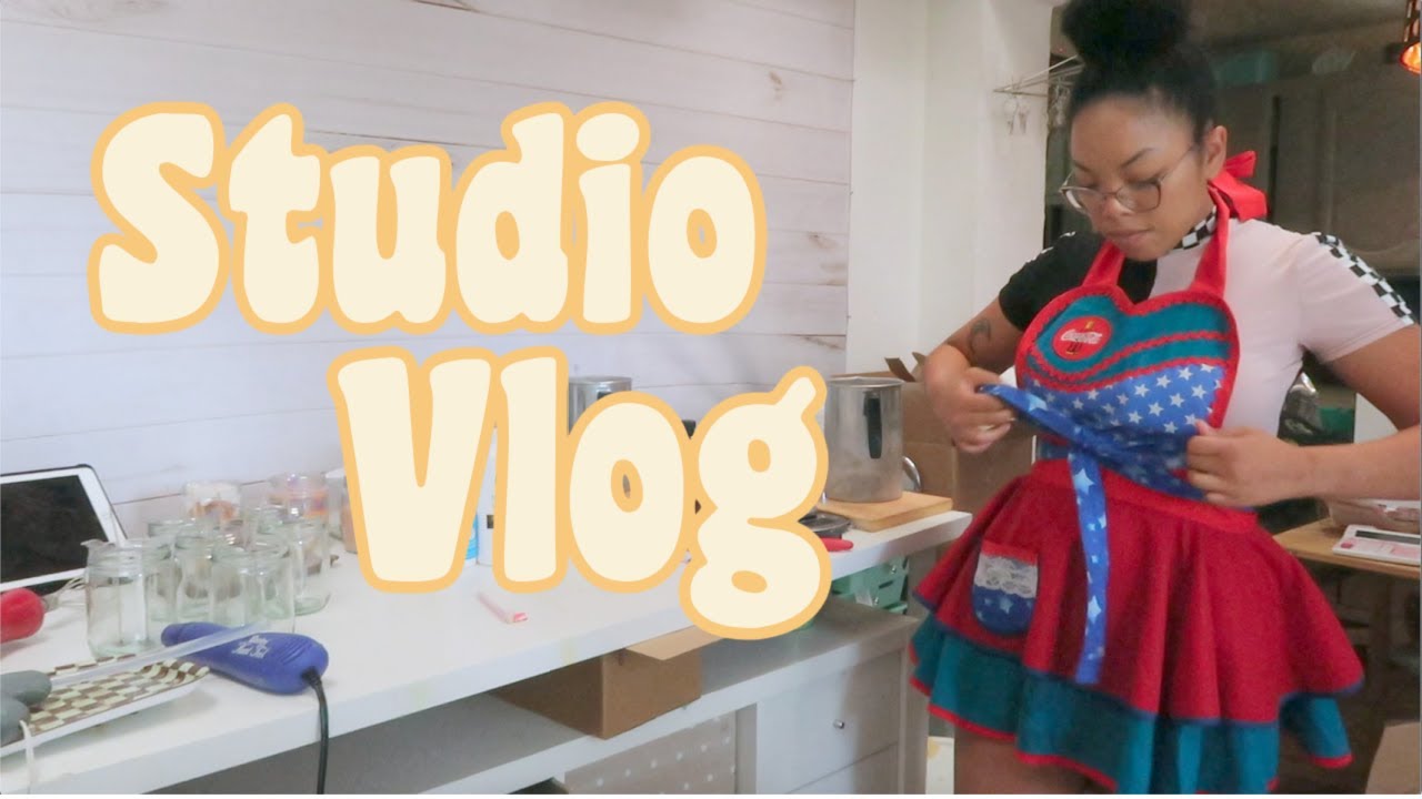 STUDIO VLOG- Very Exciting Meeting, Wholesale, and Batching Candles