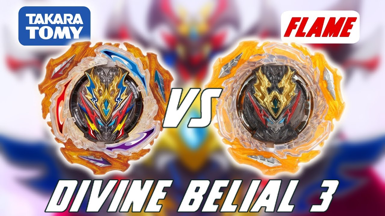 SO SÁNH DIVINE BELIAL 3 FLAME BRAND và TAKARA TOMY - #fake đẹp nhưng rất yếu :o