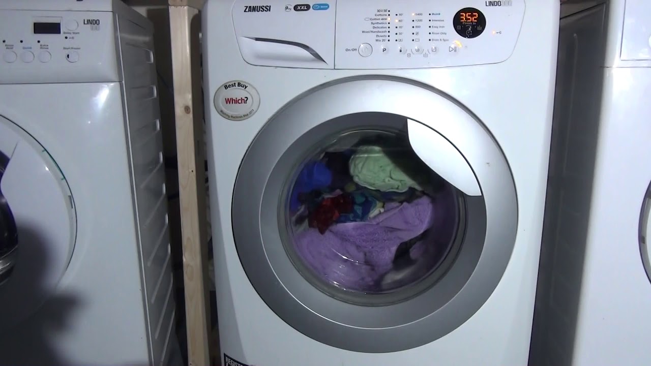 Zanussi Lindo 300 ZWF91483 : Cotton eco 60'c (Full cycle)