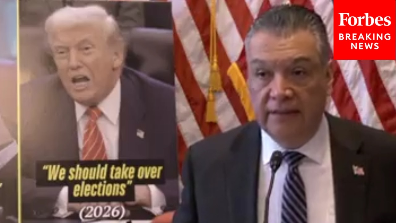 Alex Padilla Leads Senate Democrats In Forum On 'Trump's Election Takeover'