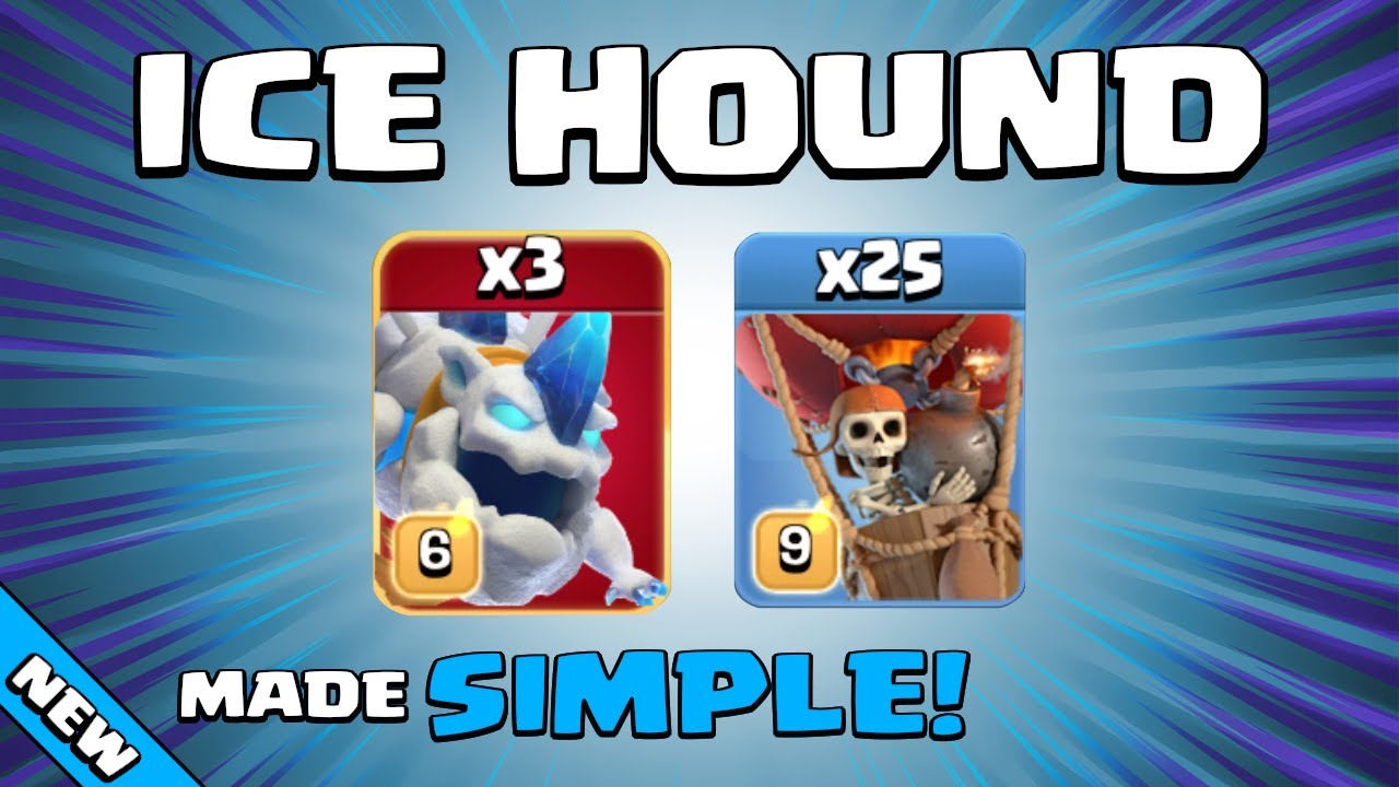 NEW SUPER TROOP = ICE HOUND! TH13 Attack Strategy | Clash of Clans