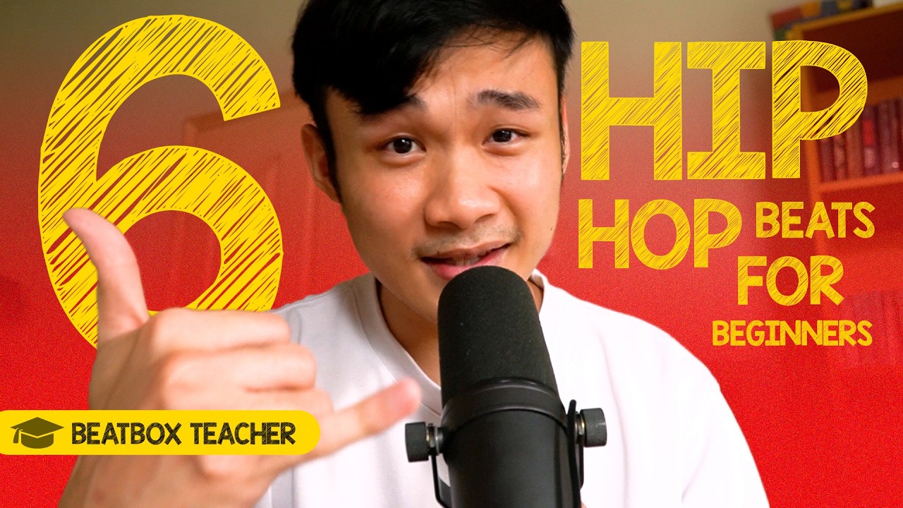 6 Fun HipHop Beats - Beatbox Patterns for Beginners (Tutorial)