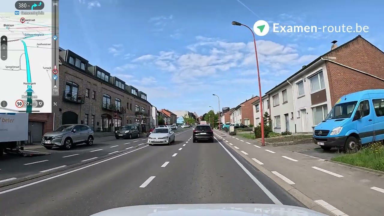Examenroute Lindewijk - Examencentrum Asse-Mollem