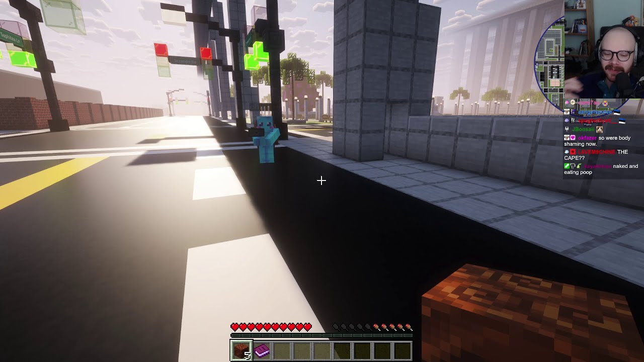new minecraft server and my friends are on it. Chiblee And Hanner. It's Called Dimensions SMP.