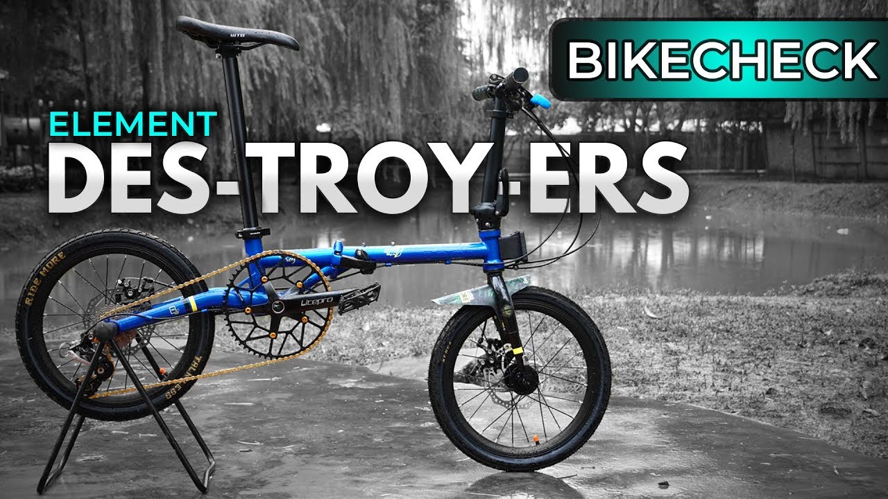RASA MTB!! Review dan Upgrade ELEMENT TROY // Folding Bikes Indonesia