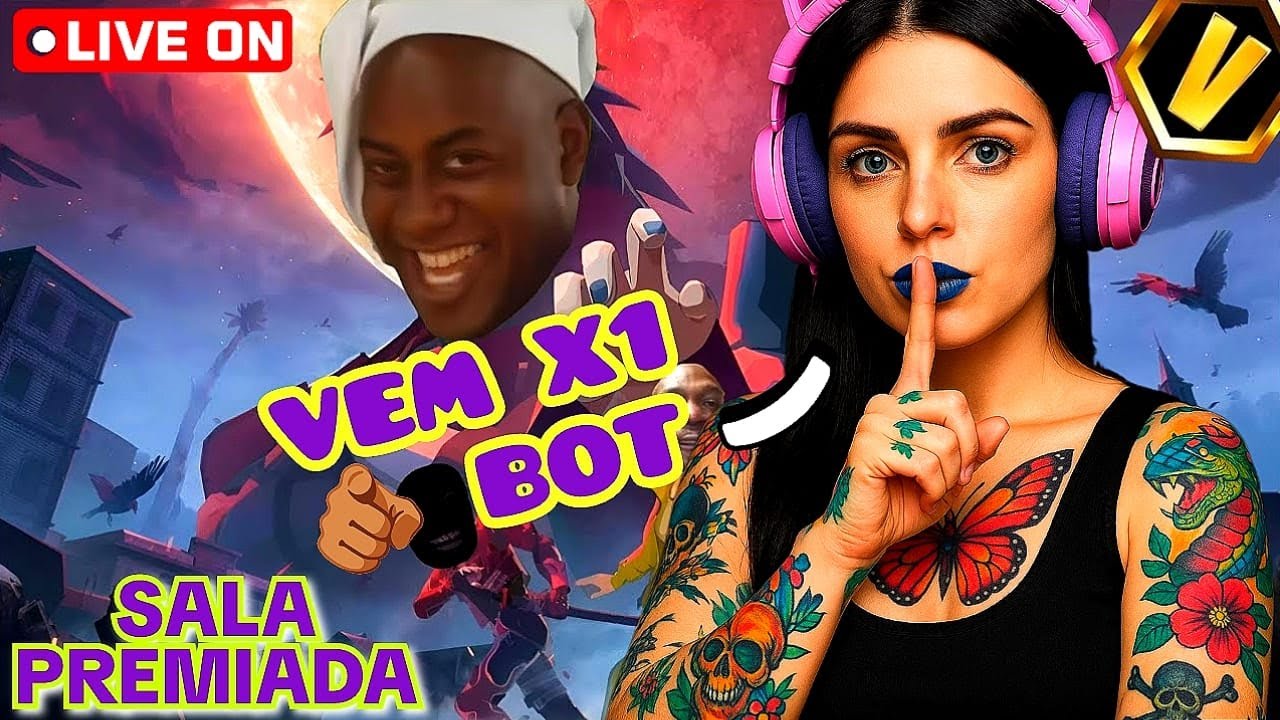 FREE FIRE AO VIVO JOGANDO COM INSCRITOS SALA PREMIADA VALENDO NOVO PASSE X1 DOS CRIA 4X4 6X6FF