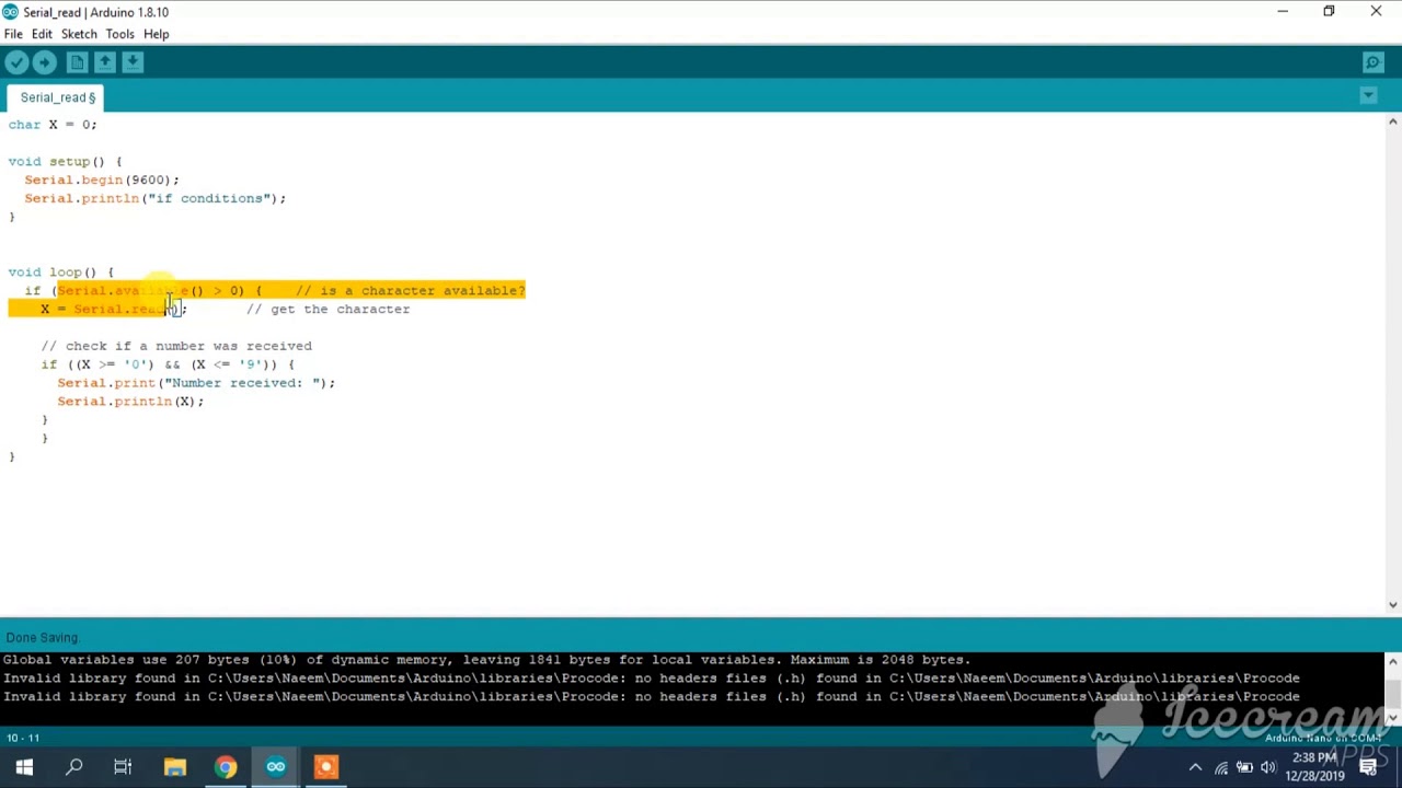 Arduino Tutorials | Serial Read and if conditions