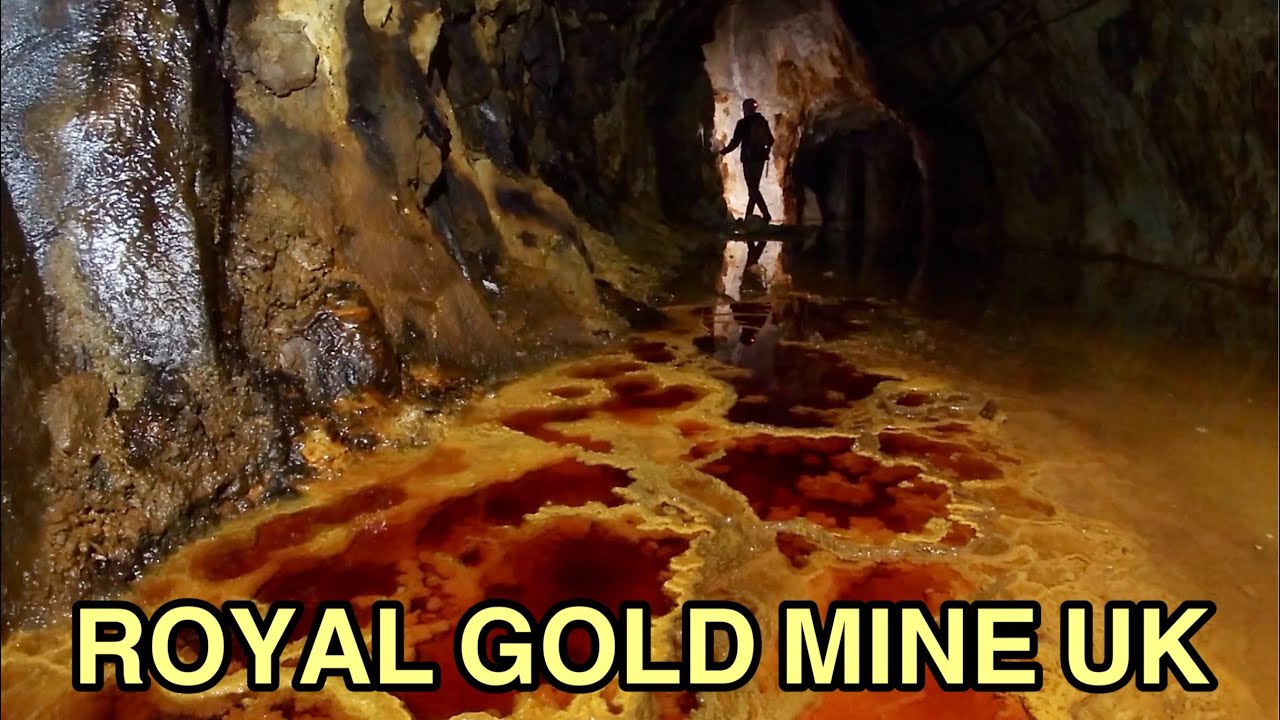 EXPLORING THE  ROYAL GOLD MINE. - Wales U.K.