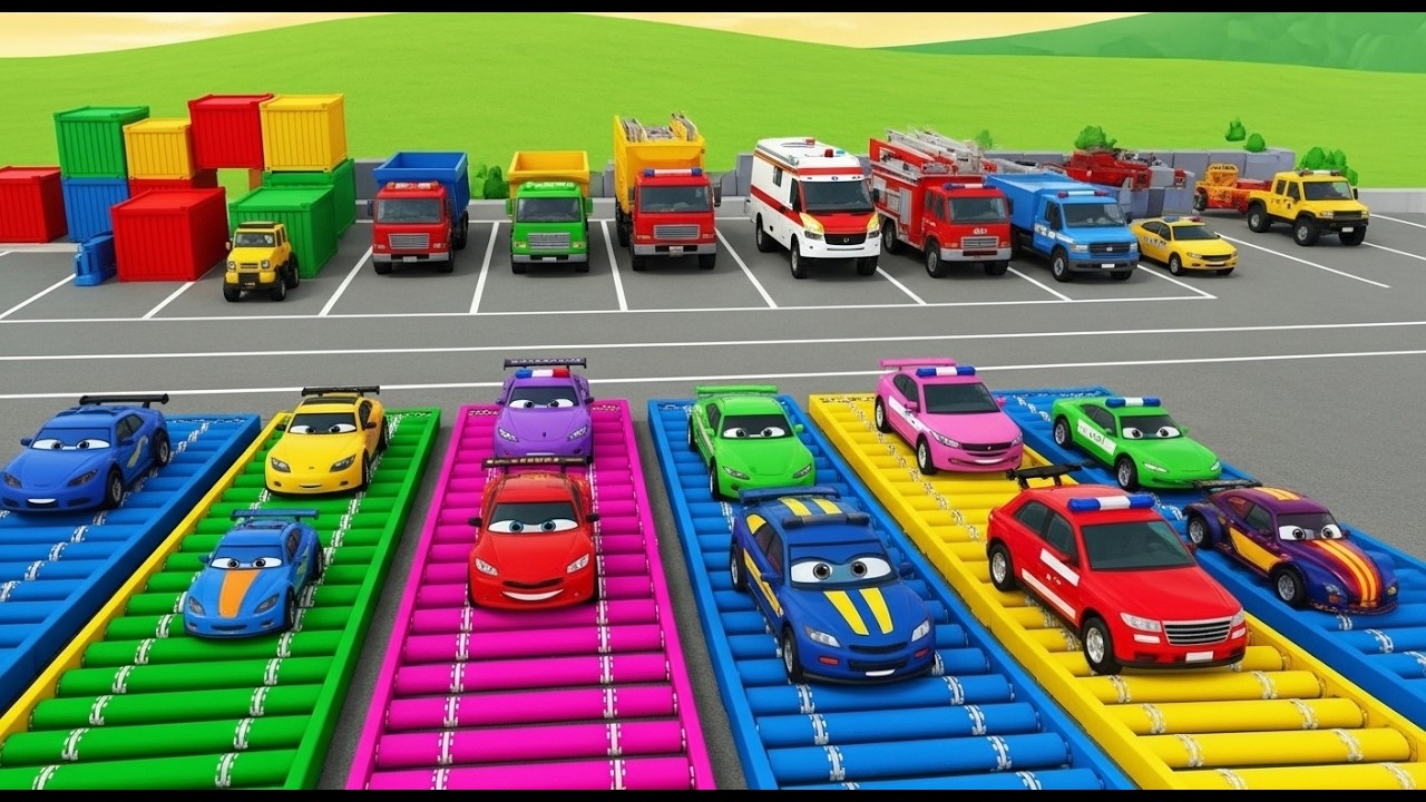 Garage with Colors | MINI COOPER COLOR EDITION on GIANT DOUBLE FLATBED 🚚✨