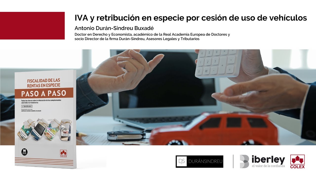 #Flashformativo | IVA y retribución en especie por cesión de uso de vehículos