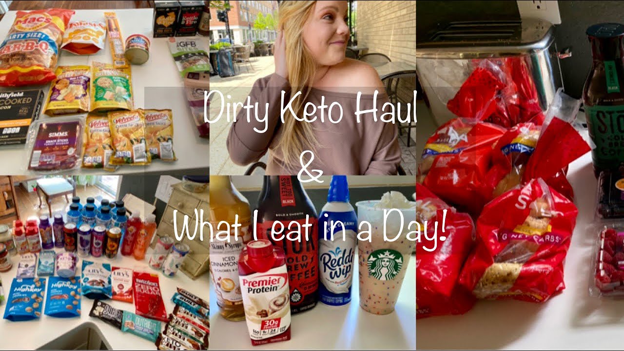 Huge Dirty Keto Haul | What I eat in a Day!