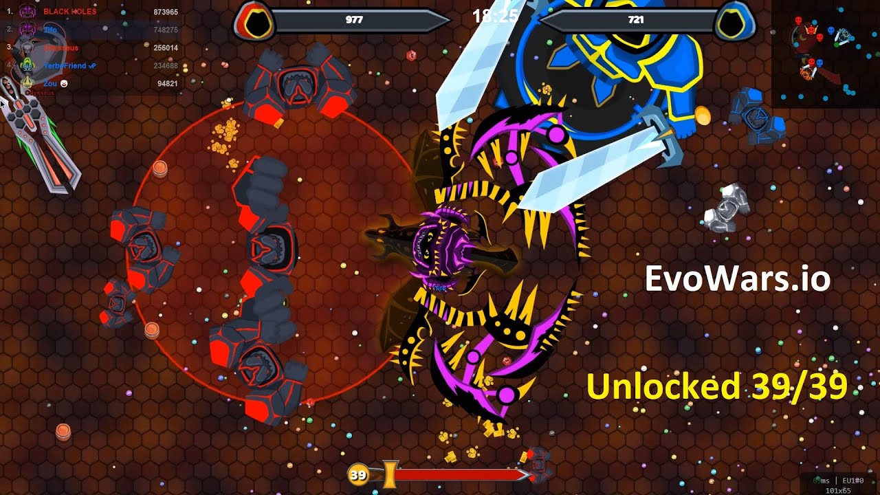 EvoWars.io [Team] Evolutions Unlocked 39/39