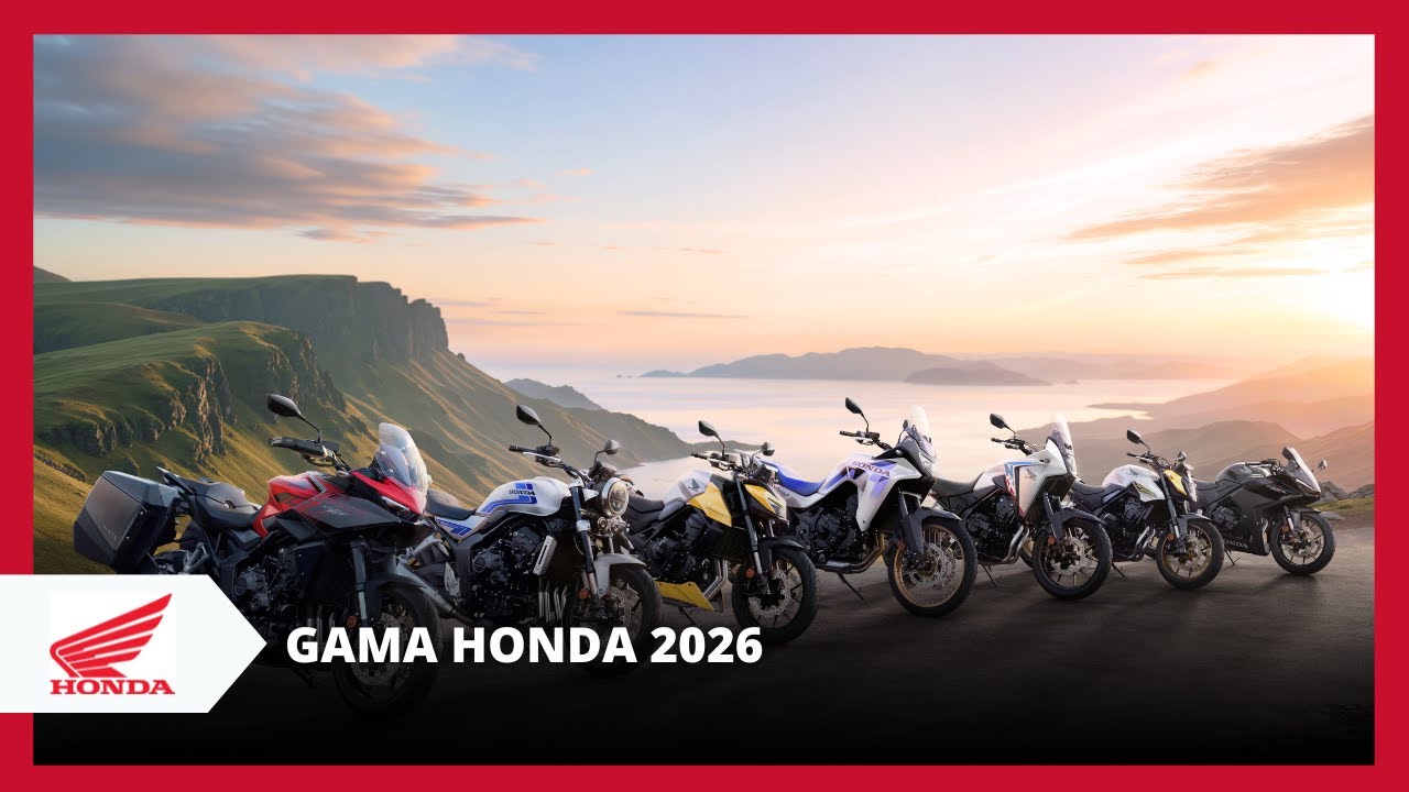 Nueva gama de motocicletas Honda 2026