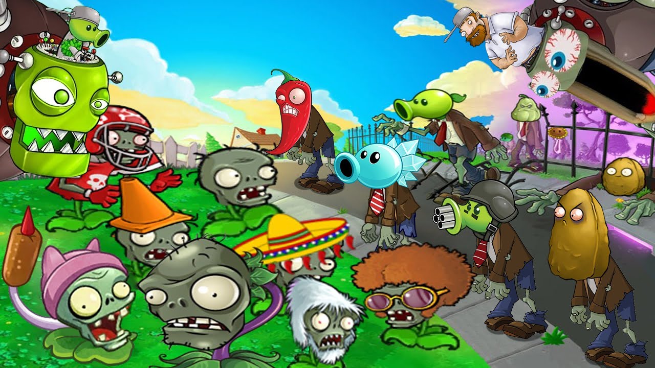 Plants Vs Zombies Zomplants Vs Zombotany Mod Gameplay Vs Dr Zomboss Revenge