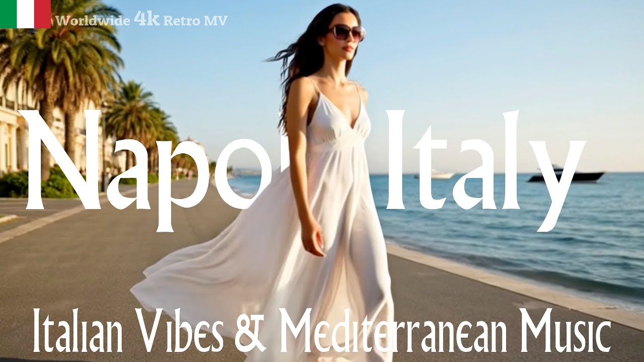 Italian Vibes 🇮🇹 Mediterranean Music | Amalfi Coast, Naples & Lake Como Relaxation 4K (2+ Hours)
