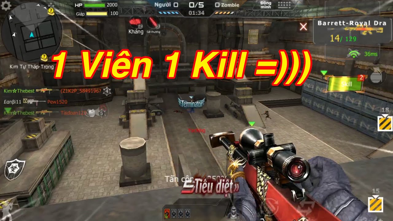 CF Mobile/CF Legends | 3Z Royal Dragon - Cực Mạnh vs Chế Độ Siêu Zombie !