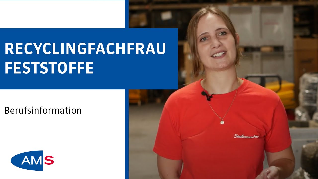 Entsorgungs- und Recyclingfachmann/-fachfrau für Feststoffe: Ausbildung mit Zukunft