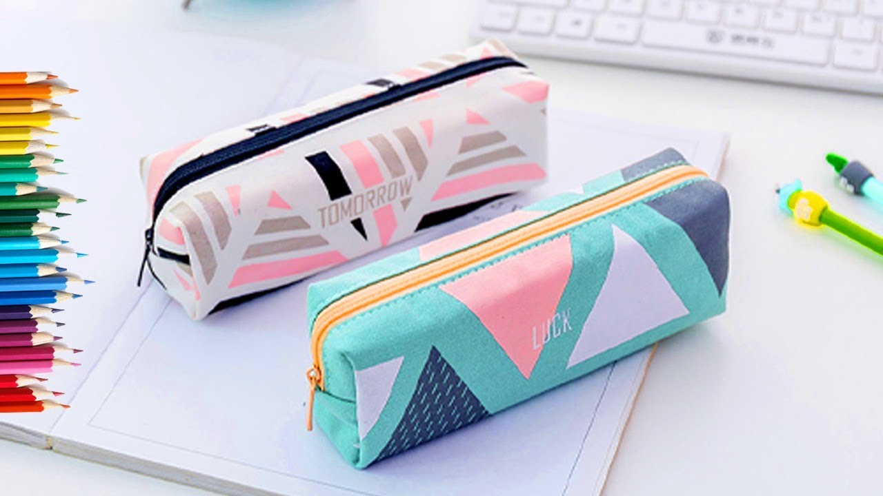 إصنعي بنفسك أحلى مقلمة مدرسية بكل  بساطة