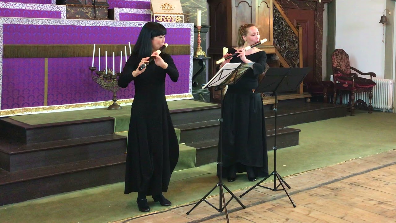 Michel Pignolet de Montéclair (1667-1737), Sixieme Concert a deux Flutes Traversieres sans Basses, 2