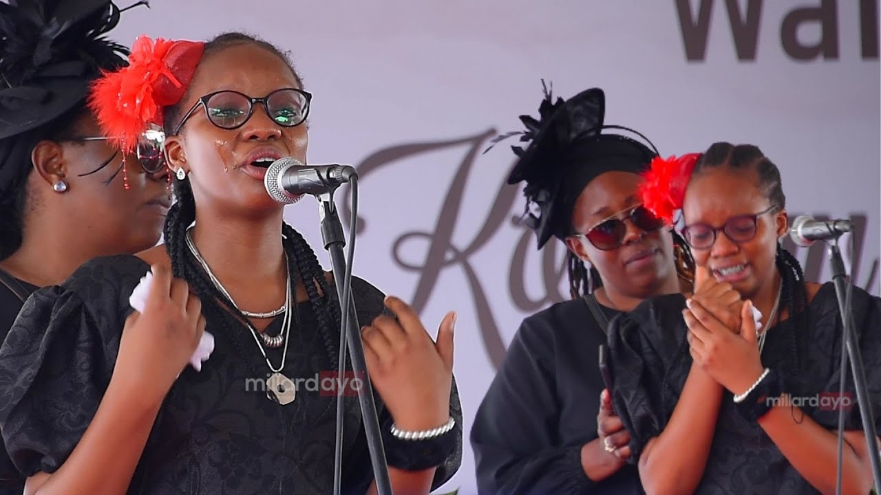 HUZUNI: MTOTO WA MAREHEMU ALIVYOIMBA KWA UCHUNGU MSIBANI, SIMANZI YATAWALA