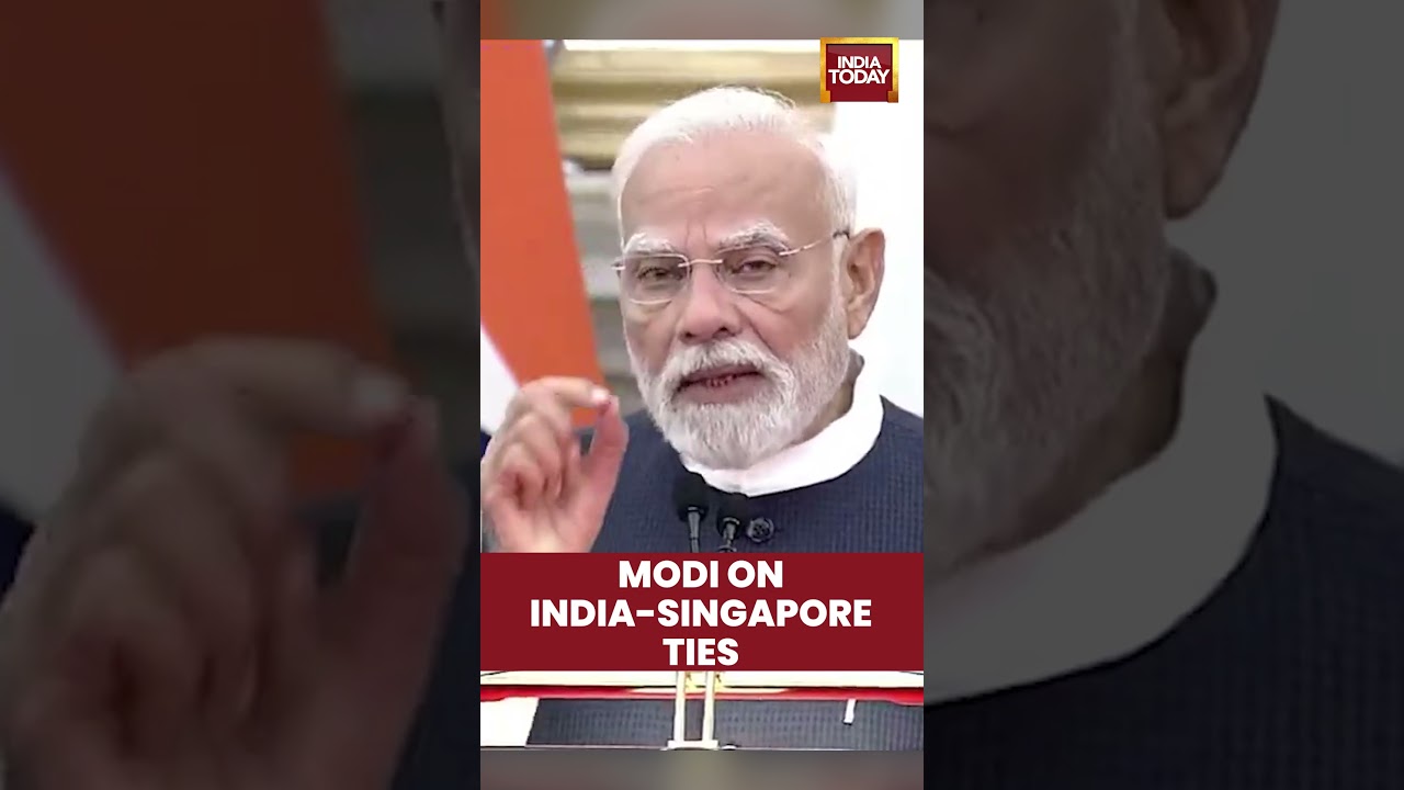 PM Modi on India Singapore Ties | #pmmodi #singapore #singaporevlog #indiasingaporerelations #shorts