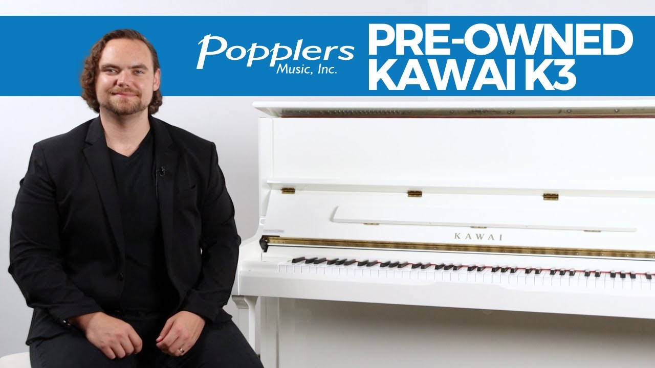 Pre-Owned Kawai K3 Upright Piano Overview and Demo | Popplers Music