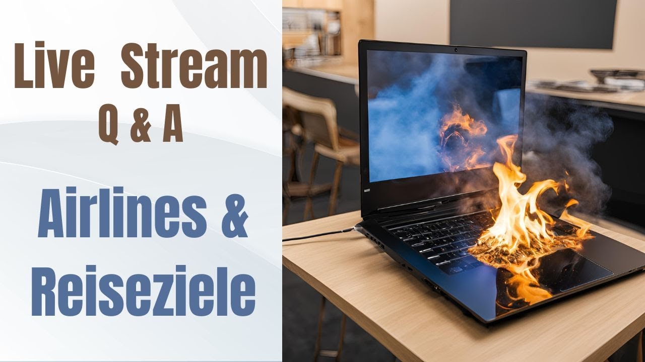 Erster Live Stream - Fragen und Antworten zum Thema:  FLIEGEN & REISEN
