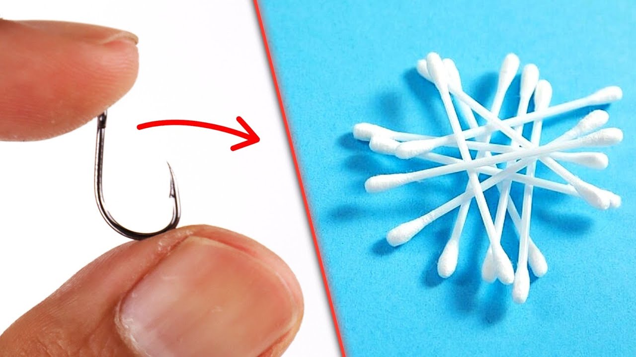 7 Secret Uses of Cotton Buds for Fishing !!!