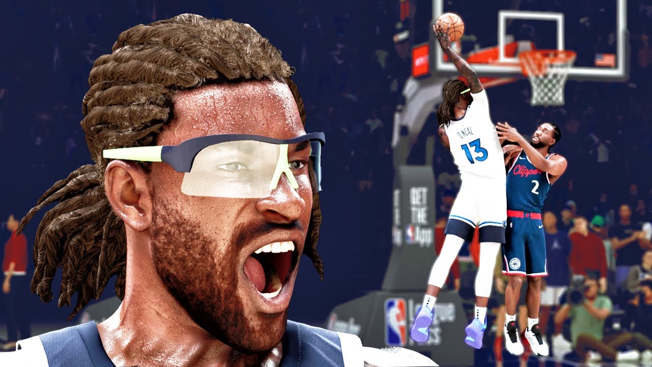 NBA 2K26 Моя карьера: центровой ростом 7 футов 4 дюйма получает квад-даб, делая бросок через Кавая!